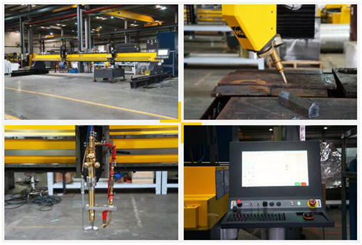 上Ｒ己庞槔10米超长跨距无限回转数控坡口切割机