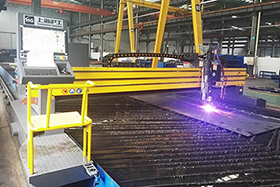 壹号娱乐精密等离子切割设备工程案例图